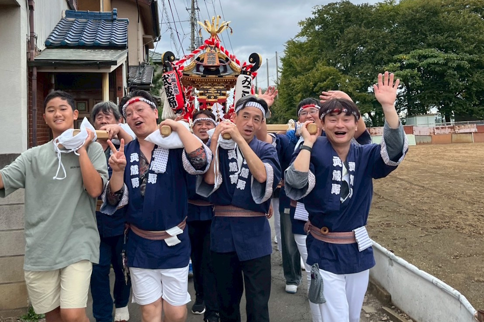 みこし祭の様子